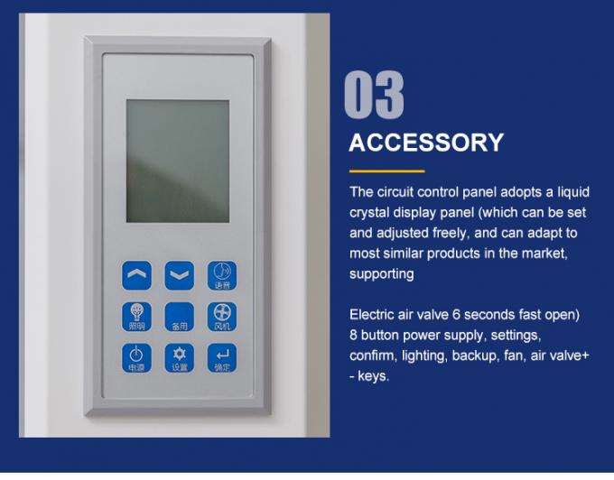 Système de filtre au carbone actif Capuchon de laboratoire à vendre avec des caractéristiques personnalisées 3