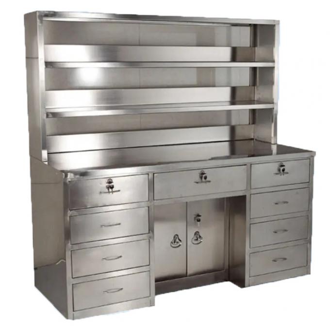 Alcali au plancher de banc de laboratoire d'acier inoxydable d'école résistant 24