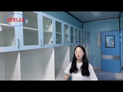 Anti corrosion laminée à froid d'hôpital de laboratoire de Cabinets en acier de meubles fixée au mur