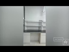 Bancs de travail de laboratoire de chimie en acier durable avec des comptoirs en stratifié résistant aux produits chimiques