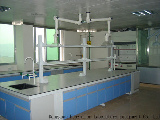 Bon prix Dessus en bois résistant à l'acide de banc de solide de la poignée 12.7mm d'alliage d'aluminium de meubles de laboratoire en ligne