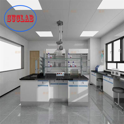 Bon prix Fabriqué sur mesure en acier bleu Table de laboratoire de chimie DTC 16 pouces en ligne