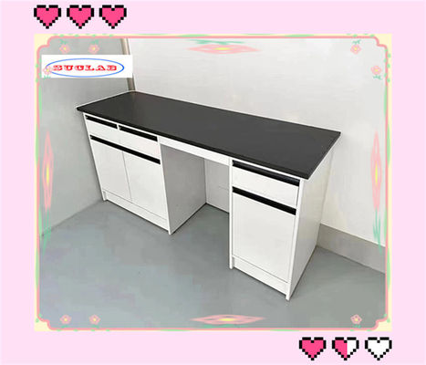Bon prix L*1500/750 W *800/850mm H Banque de laboratoire de chimie épaisseur d'évier en résine époxy en ligne