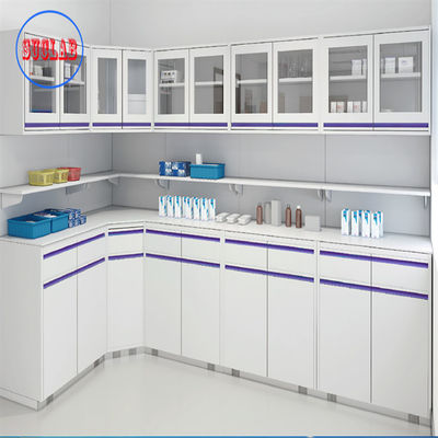 Bon prix Étagères réglables stations de travail médicales de soins de santé fabricants monture murale entièrement en acier cadre à trois sections coulissante en ligne