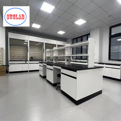 Bon prix Résistant au feu Laboratoire de chimie Bureau de travail en acier Meubles de laboratoire en bois Charnières Surface stratifiée résistante aux produits chimiques en ligne
