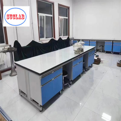 Bon prix Table de travail de laboratoire de chimie de sécurité Table de travail de laboratoire en bois avec table de travail en résine phénolique en ligne