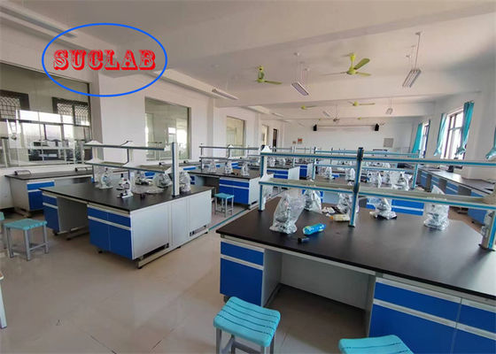 Bon prix Bureau de travail de laboratoire de chimie résistant aux produits chimiques personnalisable Sécurité maximale en ligne