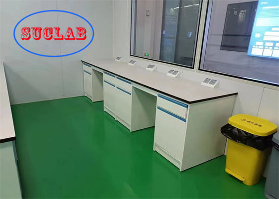 Bon prix Bench de laboratoire scolaire sur mesure avec armoires fabricants compteur phénolique en ligne