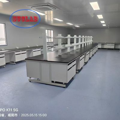 Bon prix Fabricants de bancs de laboratoire de chimie jaune pour les dimensions personnalisables L*1500/750 W *800 /850 mm H et les performances de laboratoire en ligne