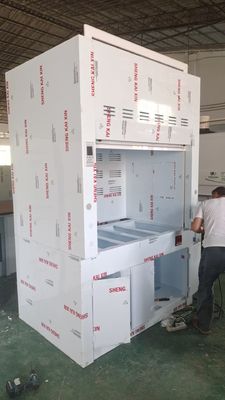 Bon prix Explosion-proof Fume Hood with Wet Scrubber Maker Airflow 100m3/h Safety System Anti-static en ligne