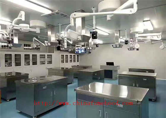 Bon prix Meubles faits sur commande de laboratoire d'acier inoxydable de Tableau de laboratoire d'acier inoxydable de L3000*D750*H900 millimètre dans notre usine en ligne