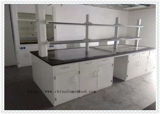 Bon prix Meubles chimiques résistants à l'usure de laboratoire avec la couleur blanche cassée de Cabinets en ligne