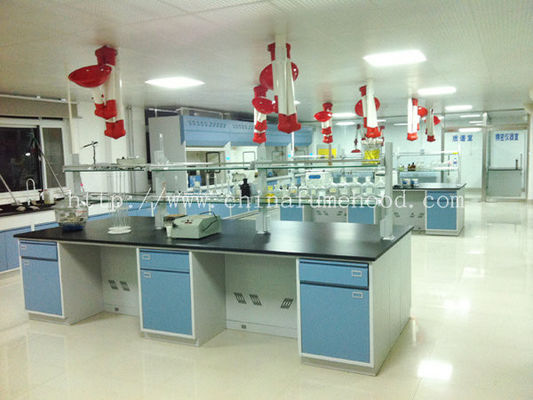Bon prix L'alcali modulaire des bancs de laboratoire de Cleanroom 12.7mm résistent aux cadres en acier laminés à froid par partie supérieure du comptoir en ligne