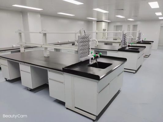 Bon prix Le plus défunt style a adapté les fabricants aux besoins du client en bois en acier faits de systèmes de meubles de banc de laboratoire en ligne