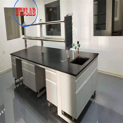 Bon prix Acier blanc bleu adapté aux besoins du client et fabricants en bois de Workench de laboratoire de meubles de laboratoire de chimie en ligne