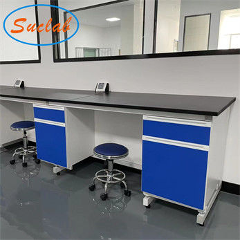 Bon prix Banc pratique bleu de poste de travail de laboratoire, Tableau de fonctionnement multifonctionnel de laboratoire en ligne
