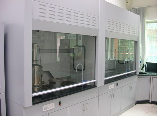 Bon prix Résistant chimique de taille des capots 1.2/1.8/1.5x0.8x2.35m de ventilation de laboratoire de polypropylène en ligne