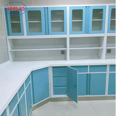 Bon prix Cabinets de mur ignifuges antirouille de laboratoire, meubles résistant à l'acide de banc de laboratoire en ligne