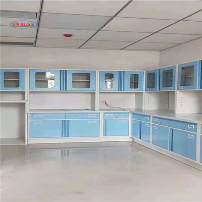 Bon prix Anti corrosion laminée à froid d'hôpital de laboratoire de Cabinets en acier de meubles fixée au mur en ligne