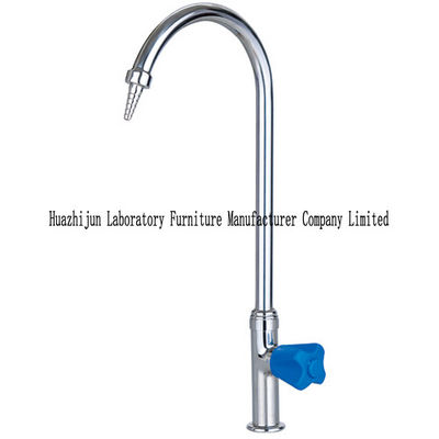 Bon prix Bouton de cuivre épais du robinet d'eau de laboratoire de robinet blanc léger de garnitures pp en ligne