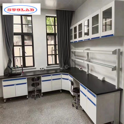 Bon prix Meubles de laboratoire de chimie en bois avec un design moderne pour les acheteurs pour l'école et l'hôpital en ligne