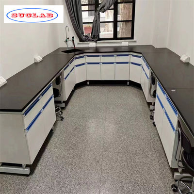 Bon prix Meubles de laboratoire de chimie en acier inoxydable personnalisables et durables avec structure modulaire en ligne