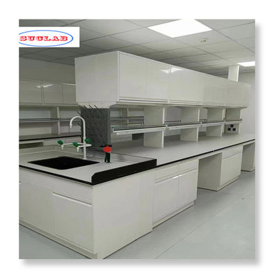 Bon prix Tableau de travail de laboratoire de chimie en acier de haute qualité et de taille standard de 80 kg - finition de surface bleue en ligne
