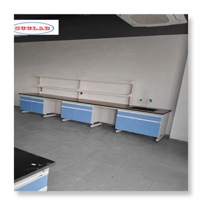Bon prix 120 cm x 60 cm x 90 cm banc de laboratoire de chimie - surface lisse - équipé de tiroirs en ligne