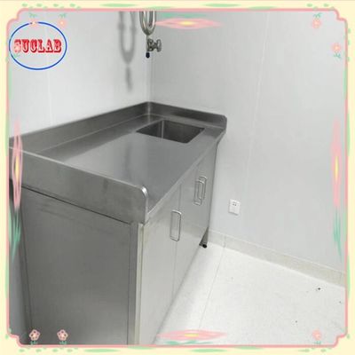 Bon prix Banque de laboratoire en acier inoxydable poli avec armoires à dessin 1500*750*900MM en ligne