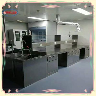 Bon prix 1500*750*900MM banc de laboratoire en acier inoxydable conçu pour les laboratoires en ligne