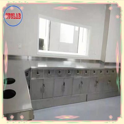 Bon prix 1500*750*900MM banc de laboratoire en acier inoxydable avec une structure intégrale de 300 kg en ligne