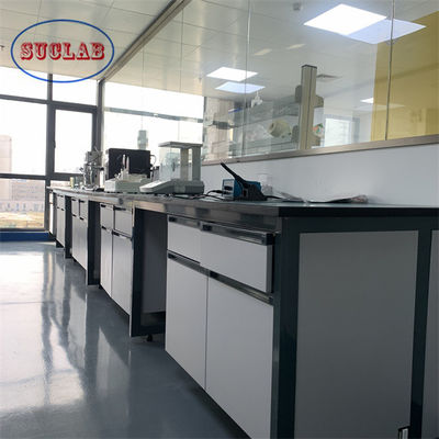 Bon prix Facilité d'installation et personnalisable Meubles de laboratoire de chimie Bureau de travail de laboratoire en contreplaqué d'exportation en ligne