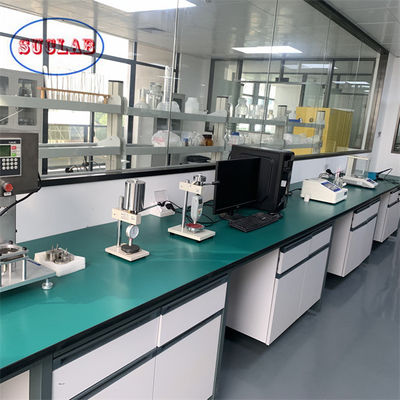 Bon prix 4 roues Bureau de laboratoire de chimie en bois pour les expériences chimiques scientifiques en ligne
