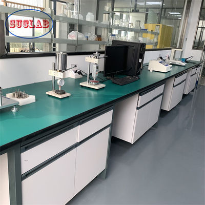 Bon prix Durabilité élevée Laboratoire de chimie Bureau de travail de laboratoire Station de travail Meubles de coffre en ligne