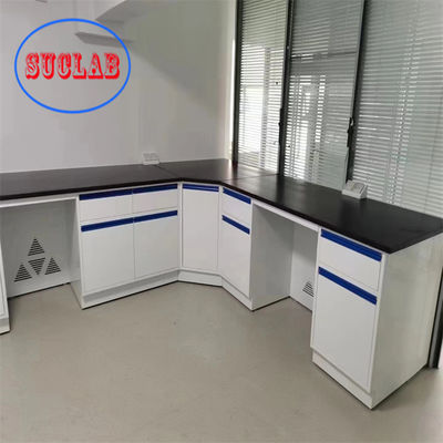 Bon prix Bench de laboratoire de chimie personnalisable d' insertion d' alliage d'aluminium poignée armoire de base en bois en ligne