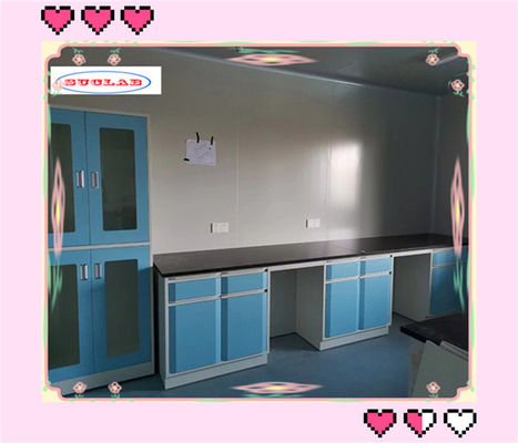 Bon prix Bancs de laboratoire de chimie multifonctionnels Meubles de laboratoire modulaires avec couverture de protection en ligne