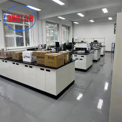 Bon prix Des comptoirs phénoliques Laboratoire de chimie Travail avec la construction en acier en ligne
