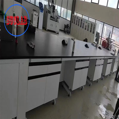 Bon prix 80 kg Table de travail de laboratoire d'expérience chimique Anti-corrosion Surface lisse en ligne