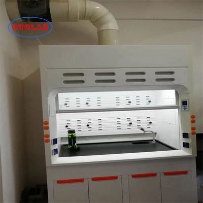 Bon prix Capuchon de laboratoire monté sur le mur avec réservoir d'épuration Flux d'air horizontal à faible bruit en ligne