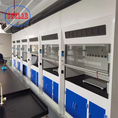 Bon prix 1200 m3/h Volume d'échappement Chambre de fumée de laboratoire avec débit d'air horizontal en ligne