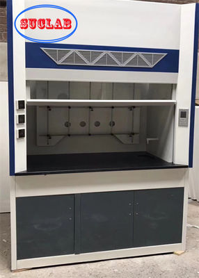 Bon prix Moniteur de débit d'air à écran numérique Armoire de fumée de laboratoire avec souffleur anti-corrosion Pp en ligne