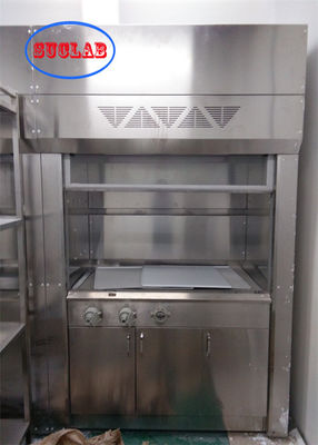 Bon prix 1000 m3/h Volume d'air Capot de fumée canalisé Laboratoire Armoires à fumée Fabricants pour la recherche industrielle en ligne