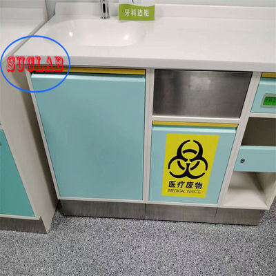 Bon prix Étagères réglables en acier inoxydable montées sur le mur Hôpital Clinique Meubles d'élimination en ligne