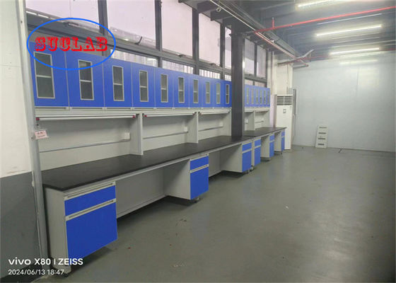 Bon prix Laboratoire de chimie du bois de l'acier résistant aux produits chimiques Bureau de travail de laboratoire Station de travail du Vietnam Résine phénolique ou résine époxy en ligne