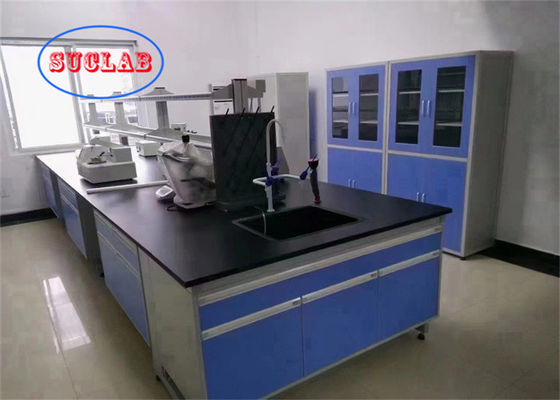 Bon prix Banque de laboratoire de chimie Banque de laboratoire du Vietnam avec une table de travail en résine phénolique Sécurité C Conception du cadre DTC105 charnières DEG en ligne