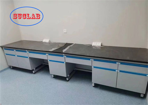 Bon prix DTC105 Laboratoire de chimie de charnières Bureau de travail de laboratoire Table de travail de Hong Kong Table de travail de résine phénolique en ligne