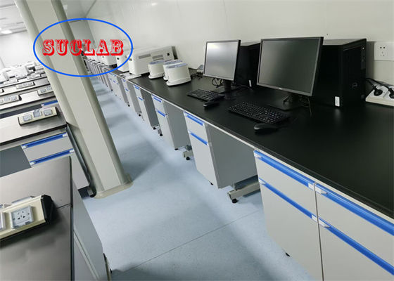Bon prix Fabricants de postes de travail de laboratoire de laminaire résistant aux produits chimiques Meubles de laboratoire modulaires polyvalents en ligne