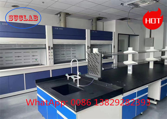 Bon prix Tableau de travail de laboratoire de chimie résistant aux produits chimiques à cadre C avec plateau de travail en résine phénolique ou époxy en ligne