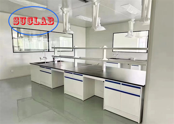 Bon prix Prix des bancs de laboratoire de chimie équipés de rails DTC et de comptoirs personnalisés en ligne