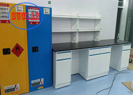 Bon prix Meilleur prix Bancs de laboratoire en résine époxy avec tiroirs Fabricants pour l'utilisation du laboratoire de l'hôpital et de l'école en ligne